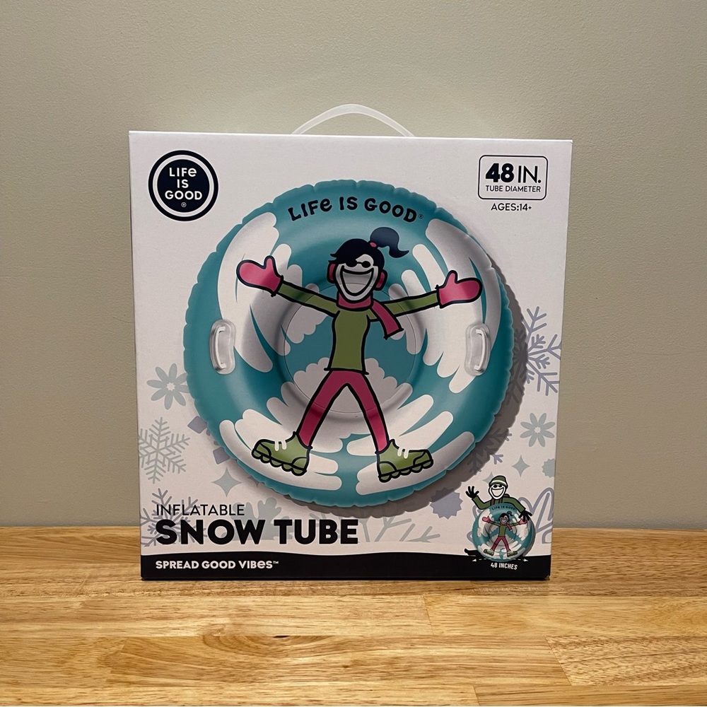 Life Is Good 48” Inflatable Snow Tube Jackie